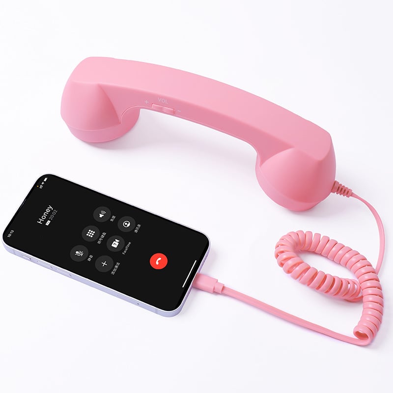 đRetro Wired Telephone Handset for Smartphones | Vintage Style Phone Receiver