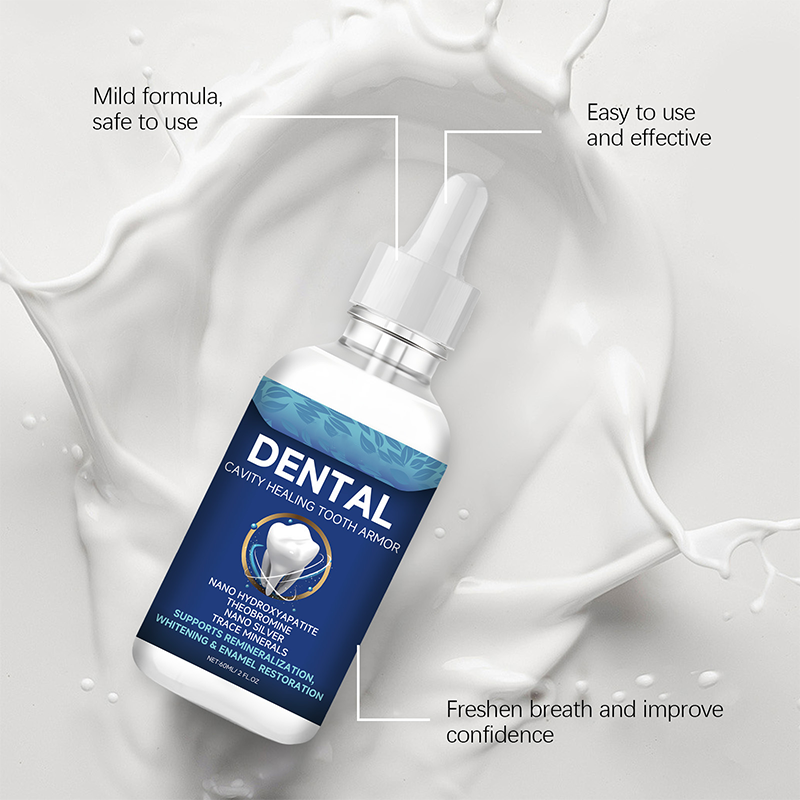 ⏰Fluoride-Free Hydroxyapatite Tooth Armor Drops & Enamel Repair, Whitening & Fresh Breath