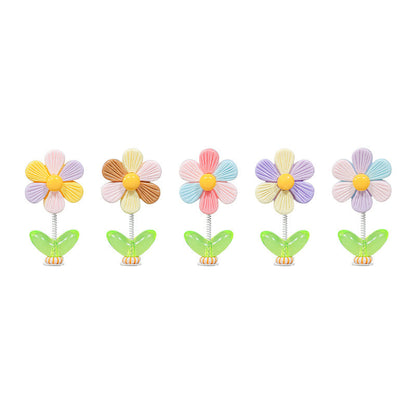 Spring Wobbly Flower Car Dashboard Ornament Interior Decor