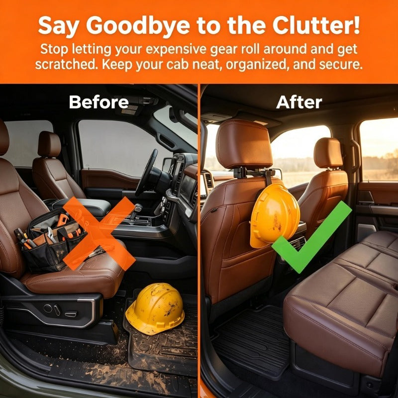 Secure Headrest Gear Mount