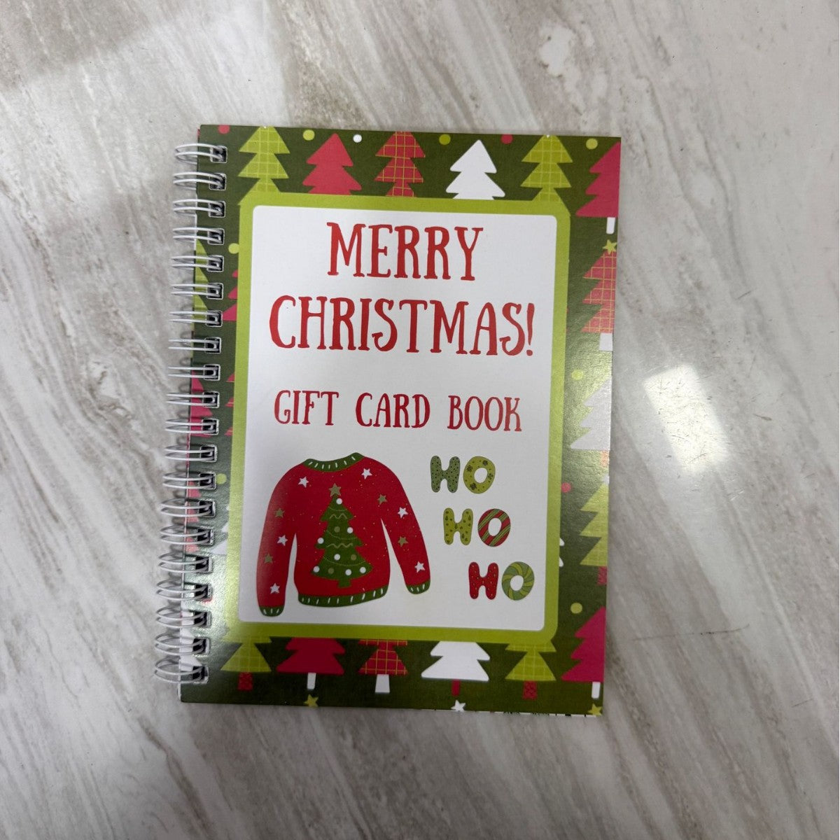 Christmas Gift Card Book