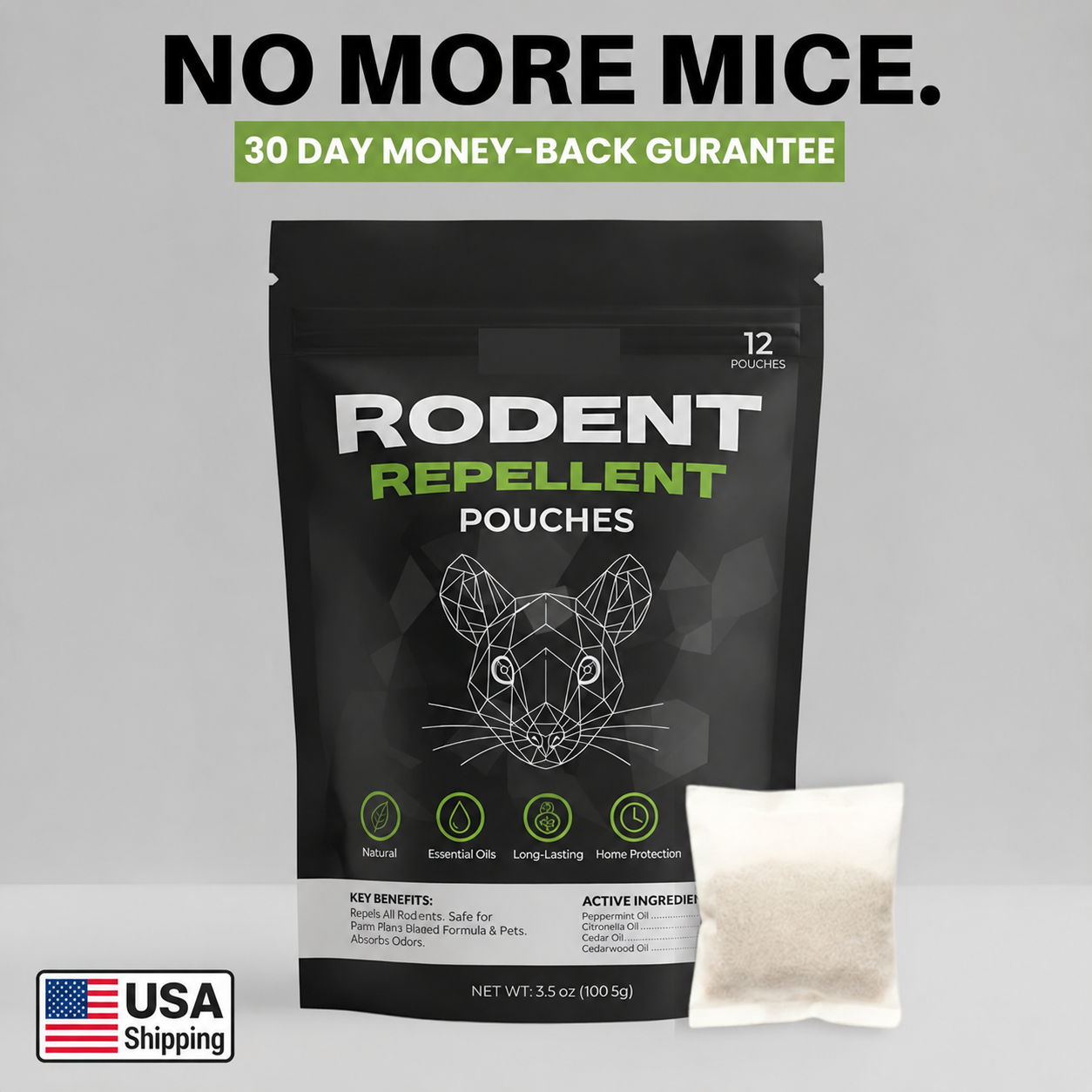 🔥Place These Pouches Anywhere Mice Hide - And Watch Them Disappear.