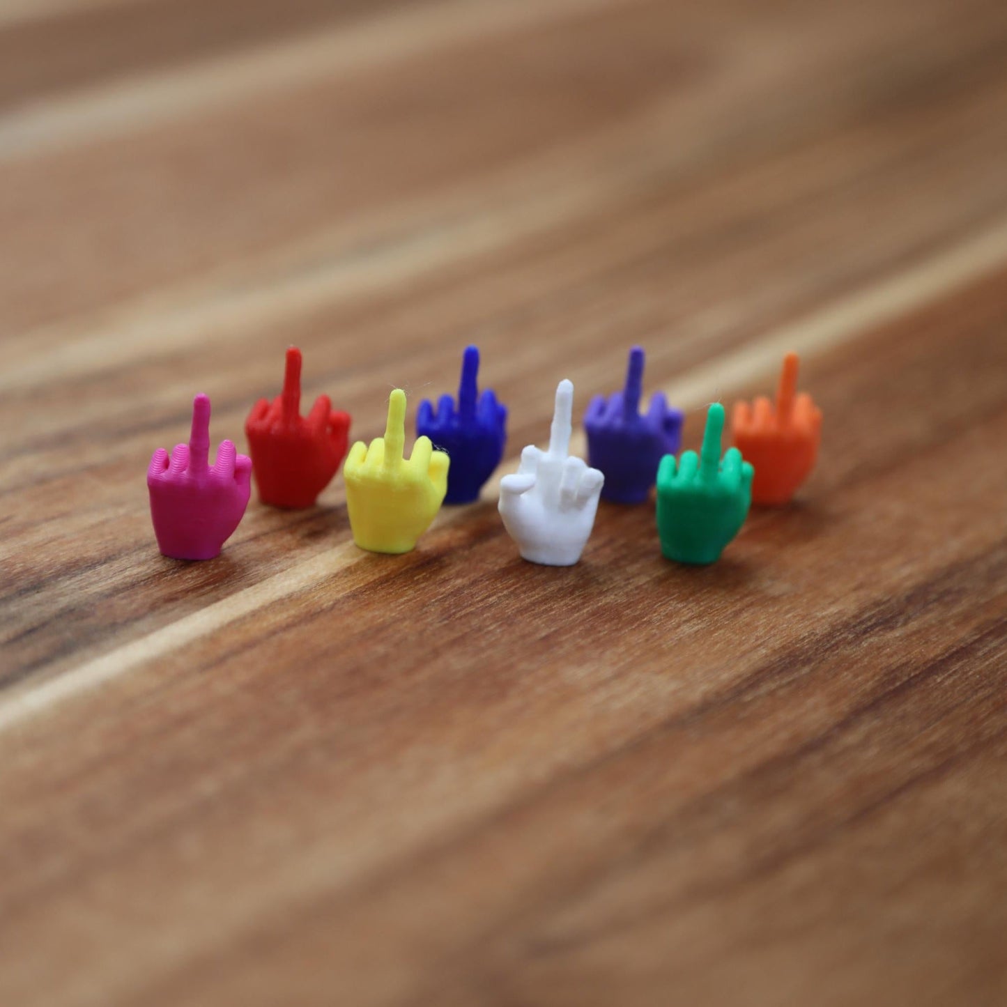 Mini middle finger fun decoration