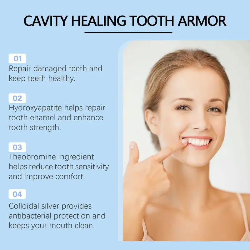 ⏰Fluoride-Free Hydroxyapatite Tooth Armor Drops & Enamel Repair, Whitening & Fresh Breath