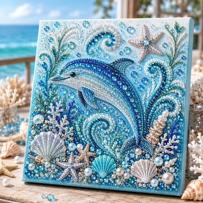 🔥 Last Day 50% OFF - 🌊✨ Ocean Theme Pearl Art DIY Kit – Relaxing DIY Craft to Create Stunning Coastal Artwork