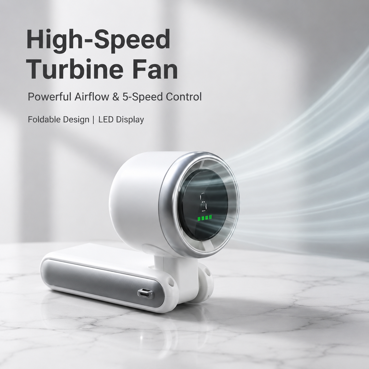 🔥Beat the Heat Anywhere with the Powerful 3-In-1 Mini Turbo Fan
