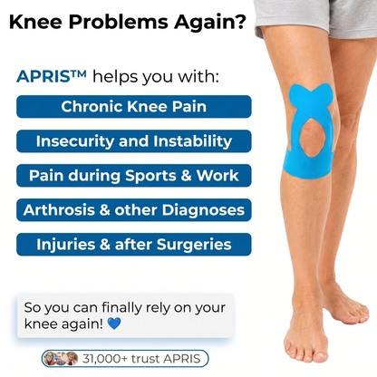 APRIS™ Knee Pajamas — Pre-Cut Kinesiology Tape