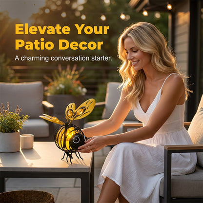 🔥Last Day 70% OFF🔥 Hanging Solar Bee Light – Warm Amber Glow, Flicker-Free, Perfect for Garden Parties, Camping, or Kids’ Rooms – Spread Joy Day and Night 🌞🌜